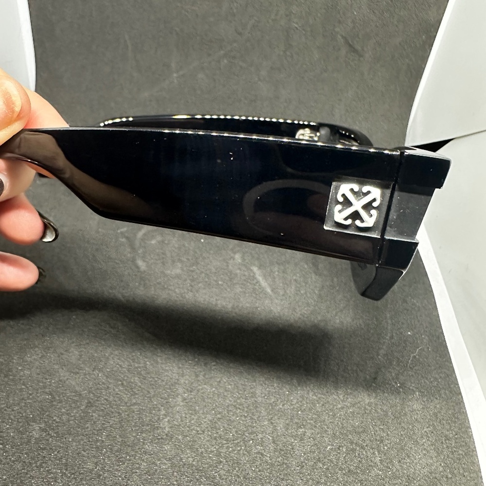 Off-White Belleville black sunglasses. New in box.
